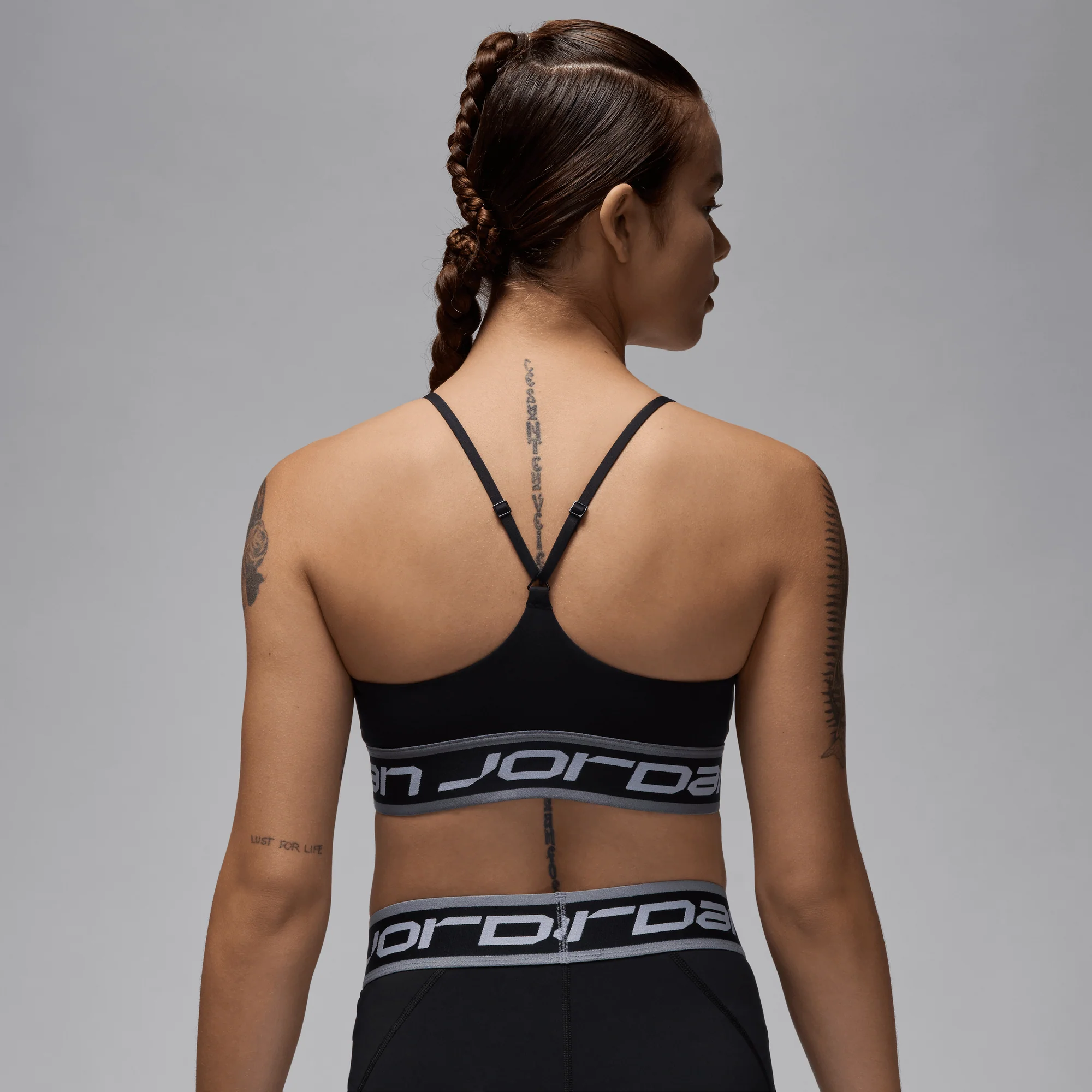 Jordan Sport Indy Women's Light Support Sports Bra Black/Stealth/Black/White - Image 2