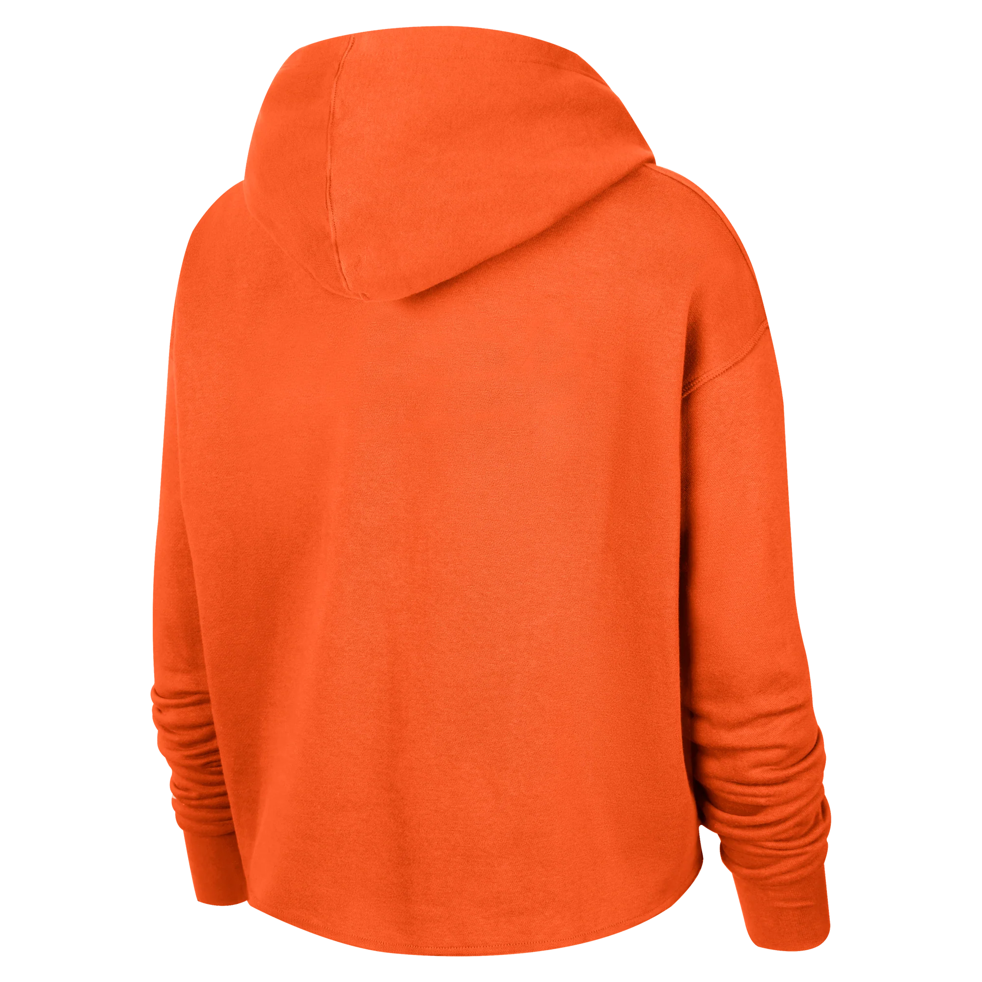 Team 13 Courtside Women's Nike WNBA Cropped Pullover Hoodie Brilliant Orange/Brilliant Orange/White
